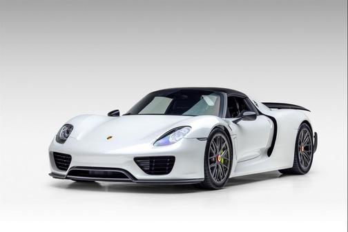 2015 Porsche 918 Spyder Weissach Paint to Sample Metallic White Just Serviced 1/918