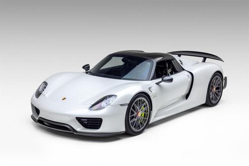 2015 Porsche 918 Spyder Weissach Paint to Sample Metallic White Just Serviced 1/918