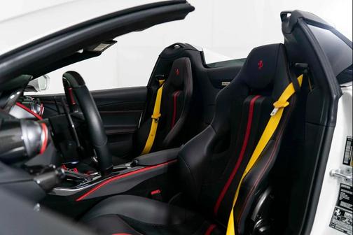White 2022 Ferrari 812 GTS Convertible