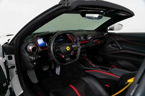 White 2022 Ferrari 812 GTS Convertible