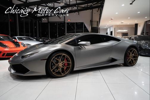Gray 2015 Lamborghini Huracan LP610-4