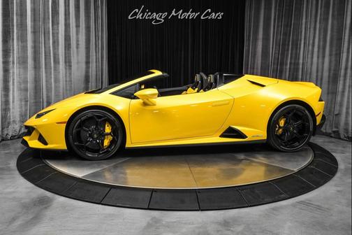 Giallo Inti 2024 Lamborghini Huracan EVO Spyder