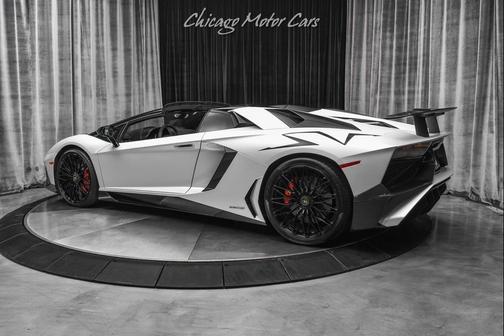 Bianco Canopus (Satin Pearl White) 2016 Lamborghini Aventador LP750-4 Superveloce