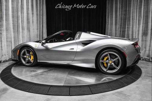 Grigio Titanio Metallic 2021 Ferrari F8 Spider Convertible