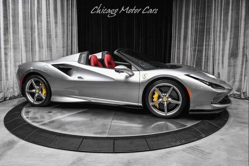 Grigio Titanio Metallic 2021 Ferrari F8 Spider Convertible