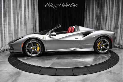 Grigio Titanio Metallic 2021 Ferrari F8 Spider Convertible