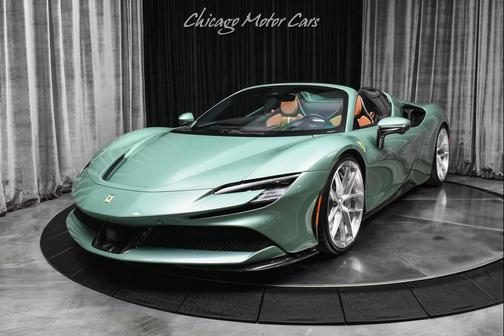 Verde Francesca (Green) 2025 Ferrari SF90 Spider Convertible