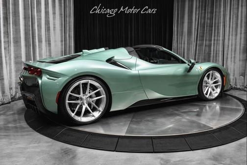 Verde Francesca (Green) 2025 Ferrari SF90 Spider Convertible