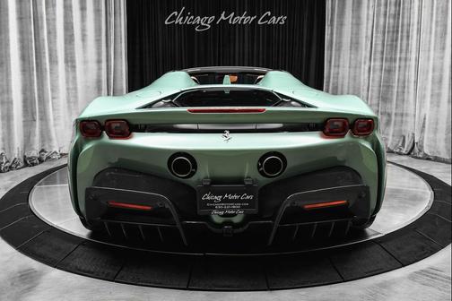 Light Green 2025 Ferrari SF90 Spider Convertible