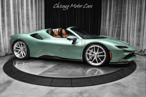 Verde Francesca (Green) 2025 Ferrari SF90 Spider Convertible