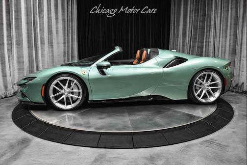 Verde Francesca (Green) 2025 Ferrari SF90 Spider Convertible