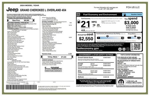 2024 Jeep Grand Cherokee L Overland