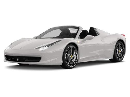 White 2015 Ferrari 458 Spider Base