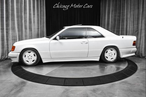 Arctic White Paint 1990 Mercedes-Benz E-Class 300 CE