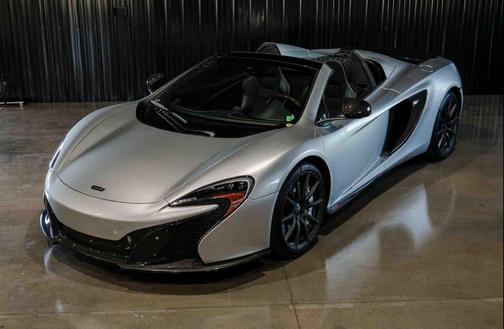 Silver 2016 McLaren 650S Convertible