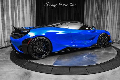 Blue 2021 McLaren 765LT Coupe