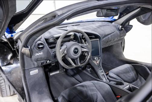 Blue 2021 McLaren 765LT Coupe