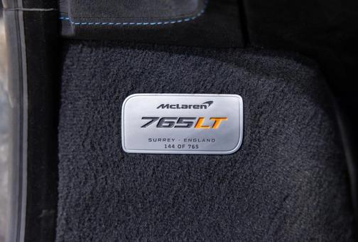 Blue 2021 McLaren 765LT Coupe