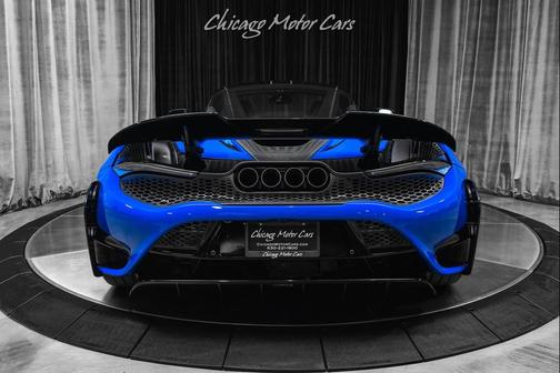 Blue 2021 McLaren 765LT Coupe
