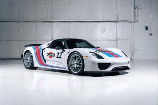 2015 Porsche 918 Spyder Weissach Package Martini Livery Only 1800 Miles FULL PPF Serviced