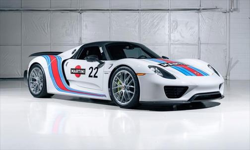 2015 Porsche 918 Spyder Weissach Package Martini Livery Only 1800 Miles FULL PPF Serviced