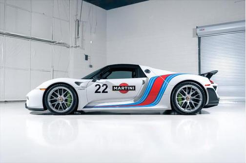 2015 Porsche 918 Spyder Weissach Package Martini Livery Only 1800 Miles FULL PPF Serviced