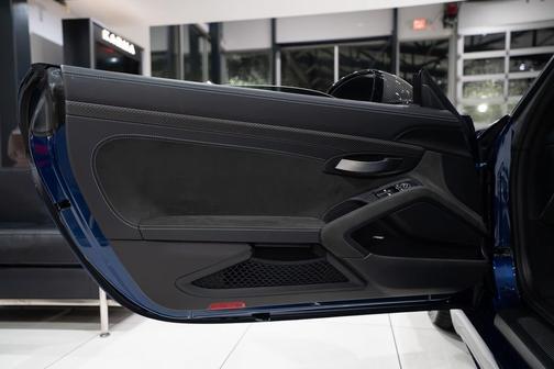 Gentian Blue Metallic 2025 Porsche 718 Boxster Spyder RS