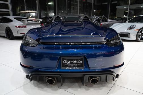 Gentian Blue Metallic 2025 Porsche 718 Boxster Spyder RS