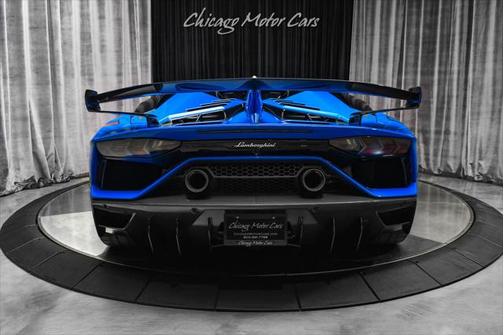 Blu Nila Glittered 2021 Lamborghini Aventador SVJ Roadster