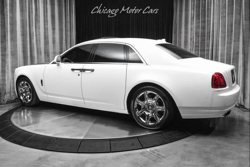 2012 Rolls-Royce Ghost Sedan Panoroof Starlight Headliner Wrapped Satin White Loaded