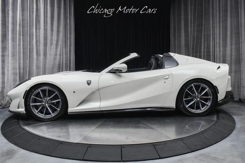 Bianco Avus 2022 Ferrari 812 GTS Convertible Perfect Spec Full Carbon Fibre Lowered Suspension Full PPF Lift
