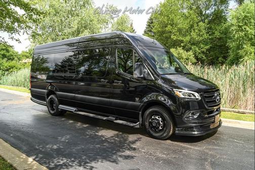 Jet Black 2025 Mercedes-Benz Sprinter 3500XD High Roof