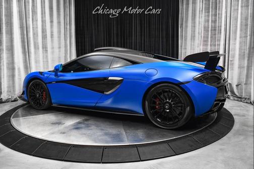2020 McLaren 620R Only 3k Miles MSO Paris Blue $307,995+ MSRP Carbon Fiber Fender Louvres