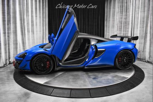2020 McLaren 620R Only 3k Miles MSO Paris Blue $307,995+ MSRP Carbon Fiber Fender Louvres