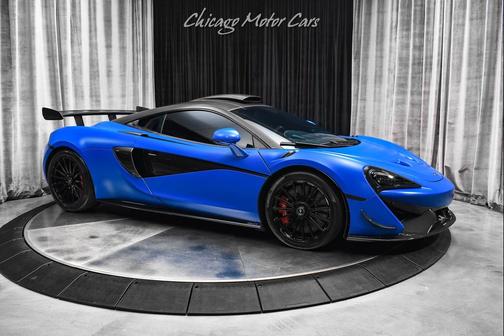 2020 McLaren 620R Only 3k Miles MSO Paris Blue $307,995+ MSRP Carbon Fiber Fender Louvres
