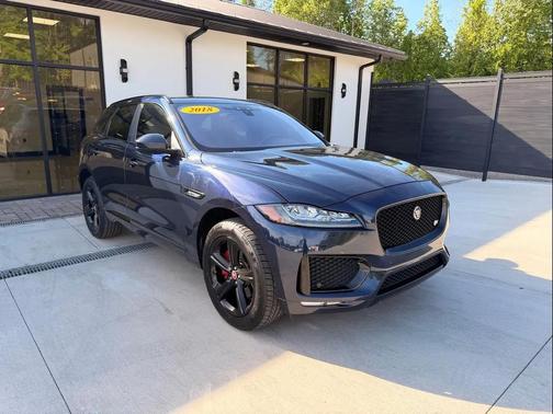 Blue 2018 Jaguar F-PACE S