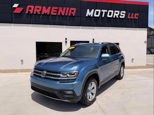 Blue 2019 Volkswagen Atlas 3.6L SE