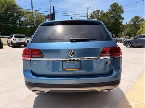 Blue 2019 Volkswagen Atlas 3.6L SE