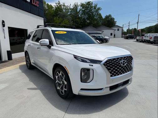 Hyper White 2021 Hyundai PALISADE Calligraphy