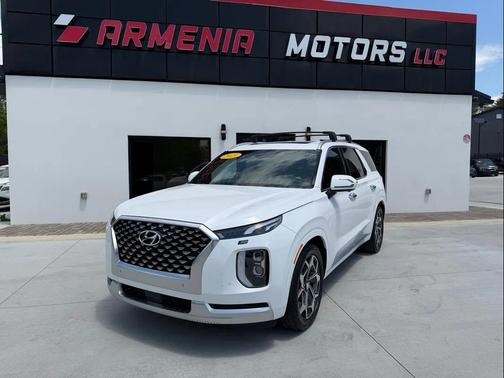 Hyper White 2021 Hyundai PALISADE Calligraphy