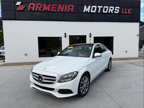 White 2016 Mercedes-Benz C-Class 4MATIC