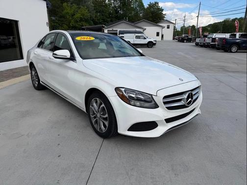 White 2016 Mercedes-Benz C-Class 4MATIC