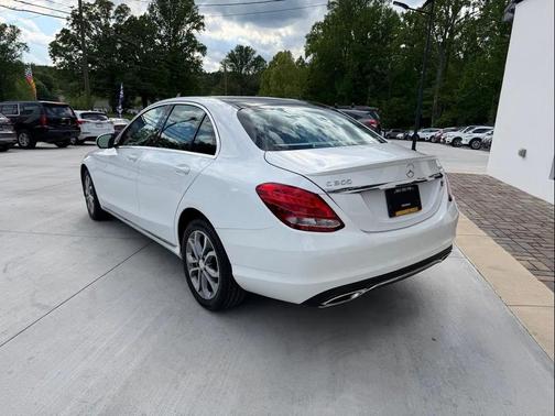 White 2016 Mercedes-Benz C-Class 4MATIC