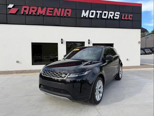 Santorini Black Metallic 2022 Land Rover Range Rover Evoque SE