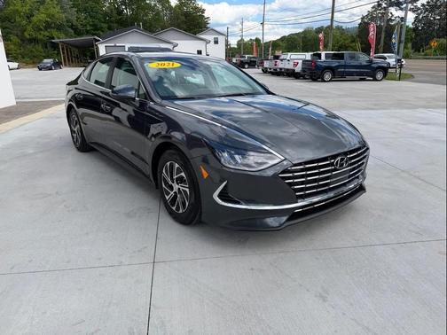 Gray 2021 Hyundai SONATA Blue