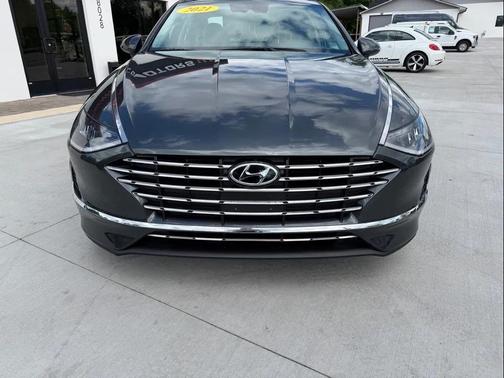 Gray 2021 Hyundai SONATA Blue