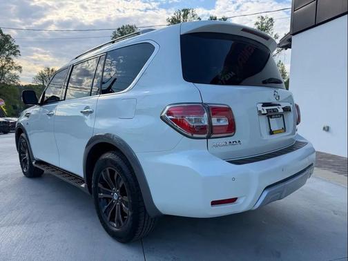 Pearl White 2017 Nissan Armada Platinum