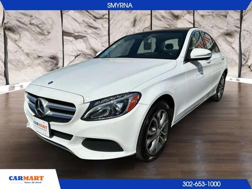 White 2015 Mercedes-Benz C-Class C 300 4MATIC