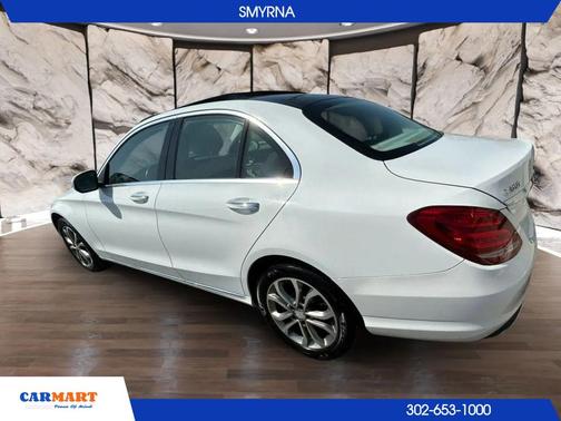 White 2015 Mercedes-Benz C-Class C 300 4MATIC