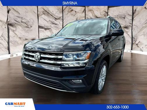 Black 2019 Volkswagen Atlas 3.6L SE w/Technology